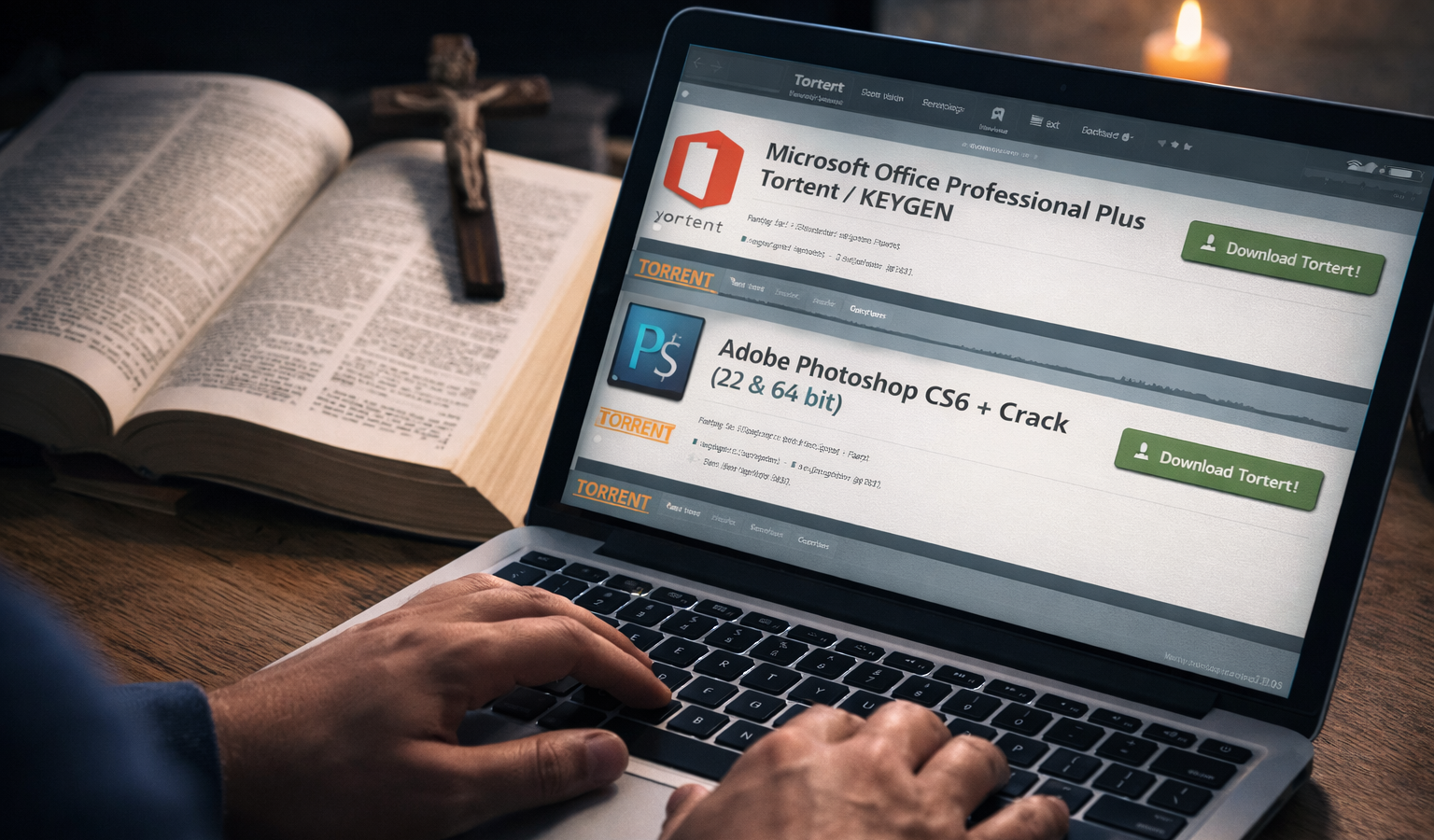 использование пиратского софта