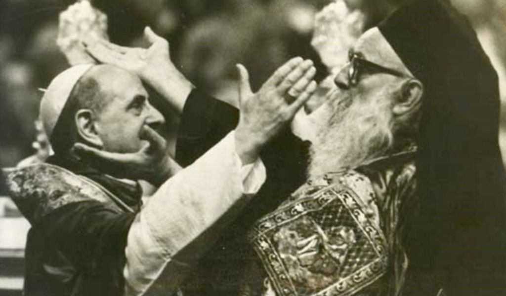 Ecumenical Patriarch Athenagoras and Pope Paul VI