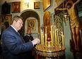 Віктор Янукович в церкві