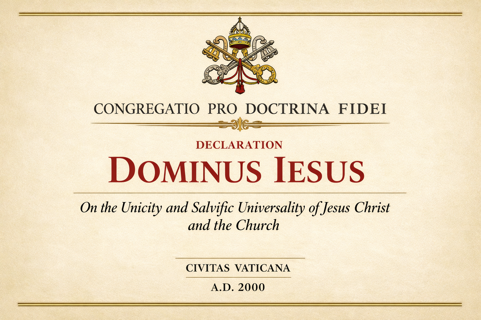 Dominus Iesus
